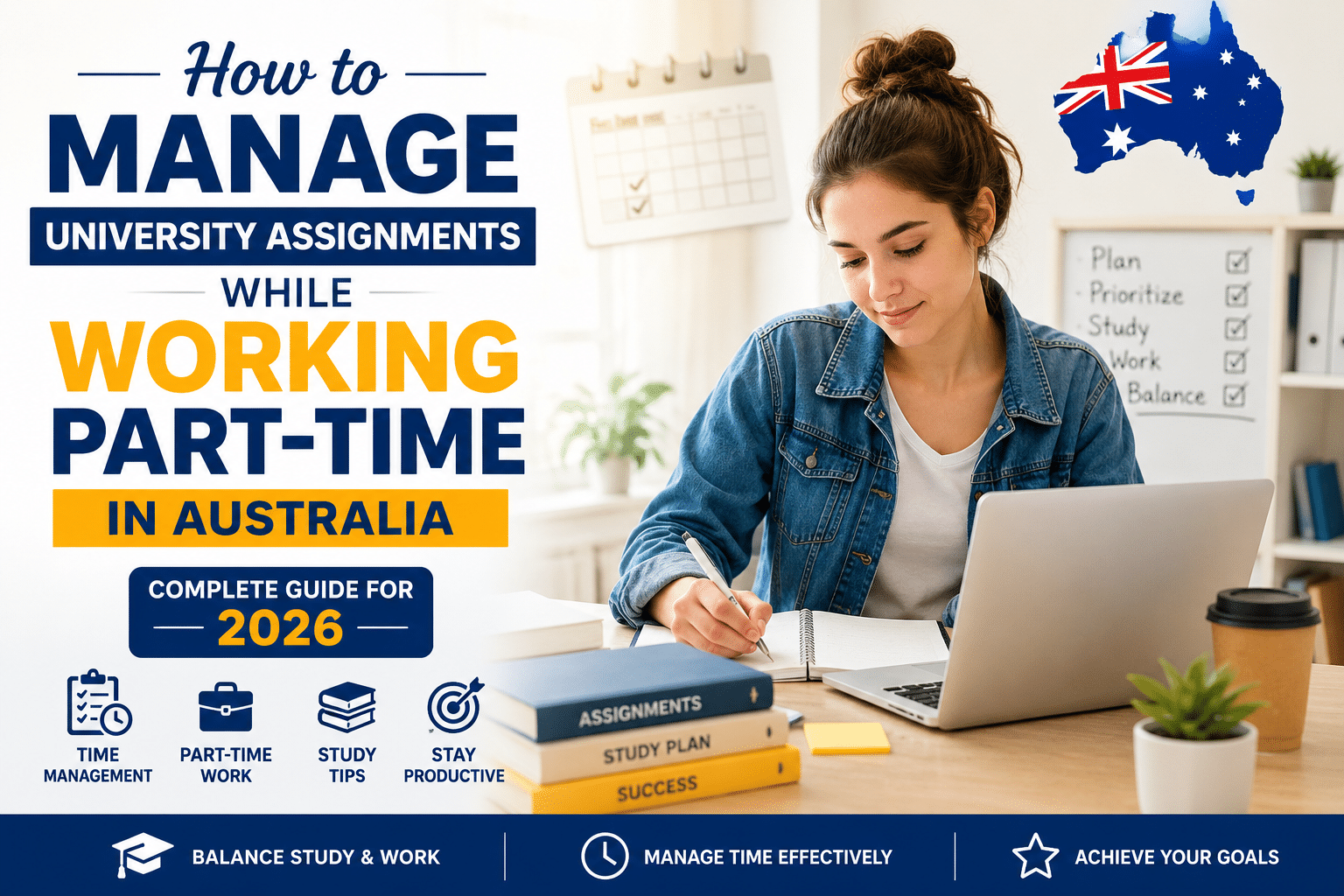 How to Manage University Assignments While Working Part-Time in Australia Complete Guide for 2026